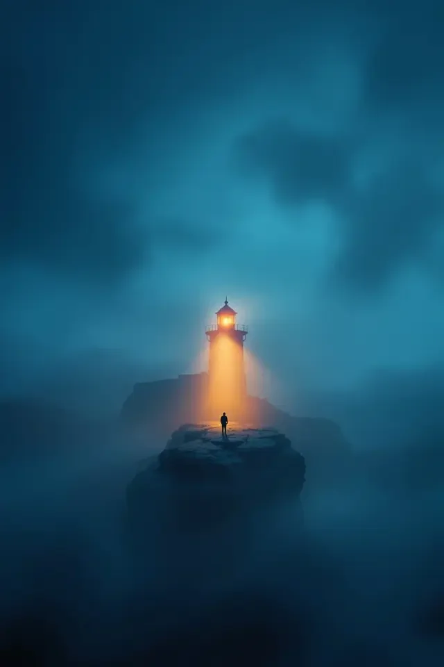 雾中灯塔 电影海报 · 如意影院暗夜片库
